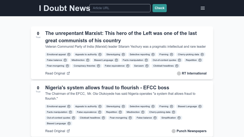 I Doubt News preview