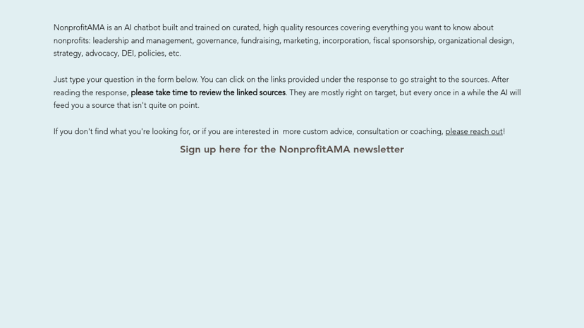 NonprofitAMA preview
