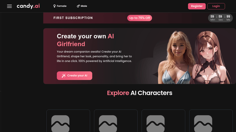 Candy.AI preview