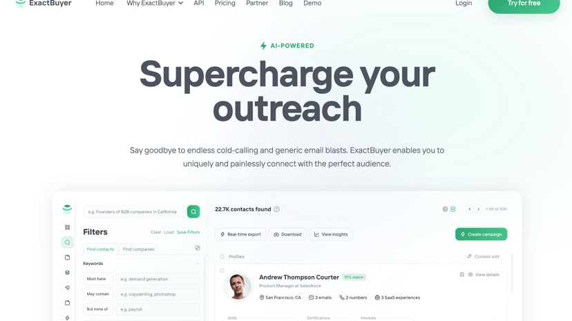 ExactBuyer preview