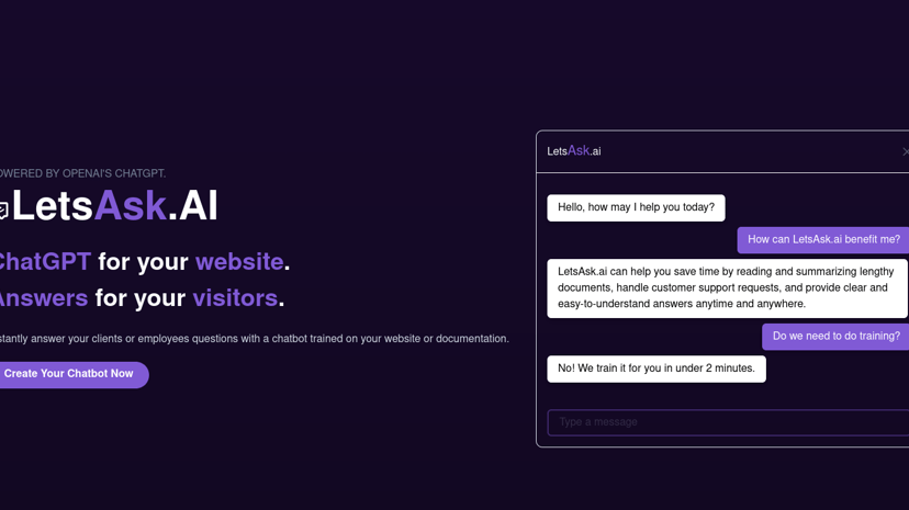 LetsAsk.AI preview