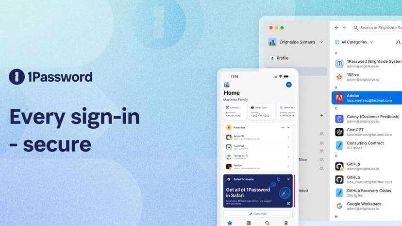 1Password preview
