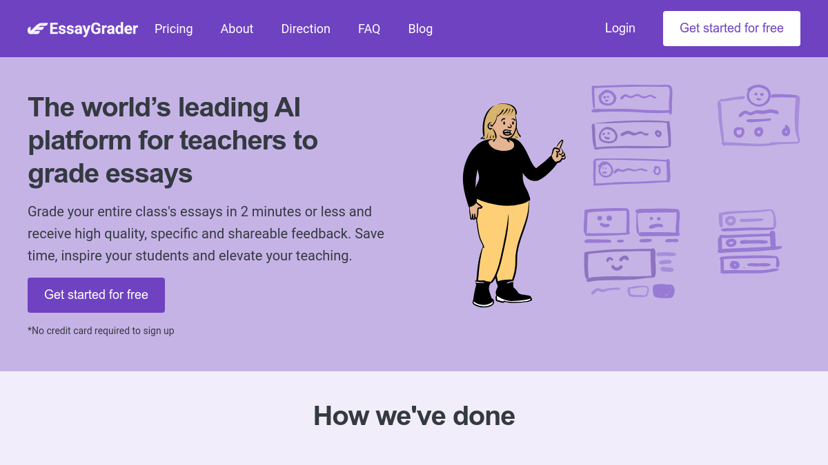 Essay Grader AI preview