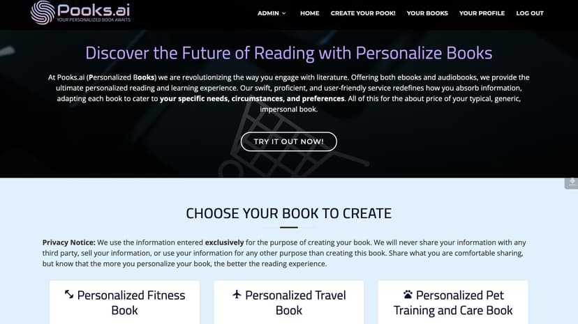 Pooks.ai preview