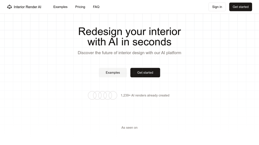 Interior Render AI preview
