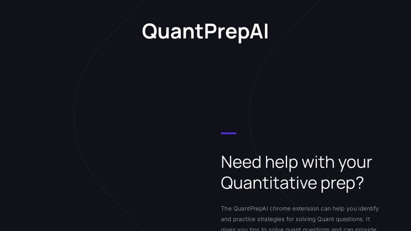 QuantPrepAI preview