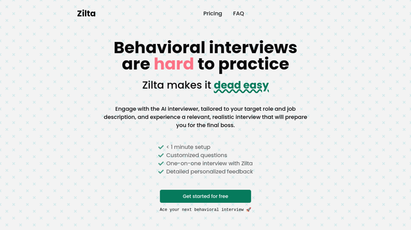 Zilta preview