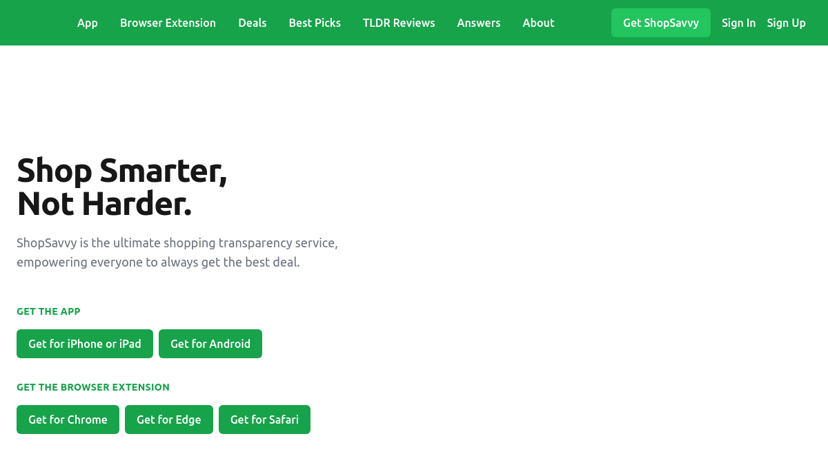 ShopSavvy preview
