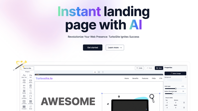 TurboSite preview