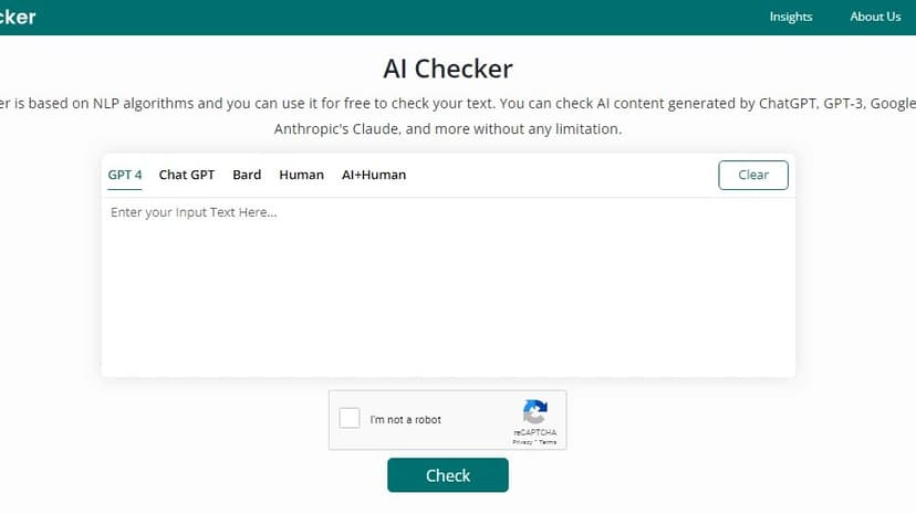 AI Checker preview