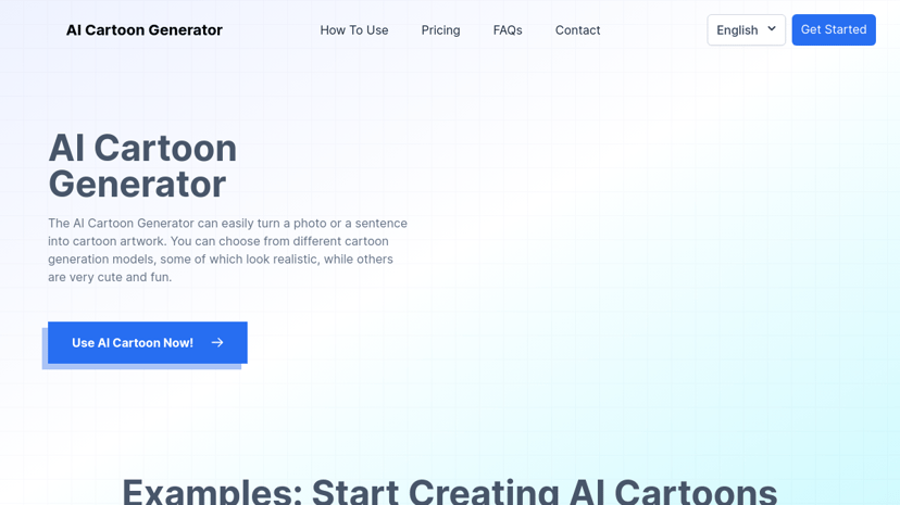 AI Cartoon Generator preview