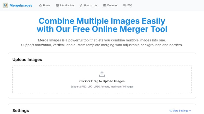 Merge Images preview