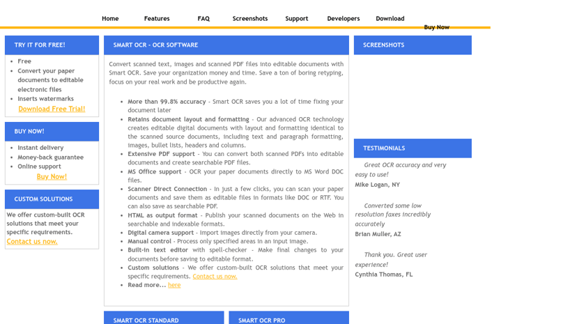 Smart OCR preview