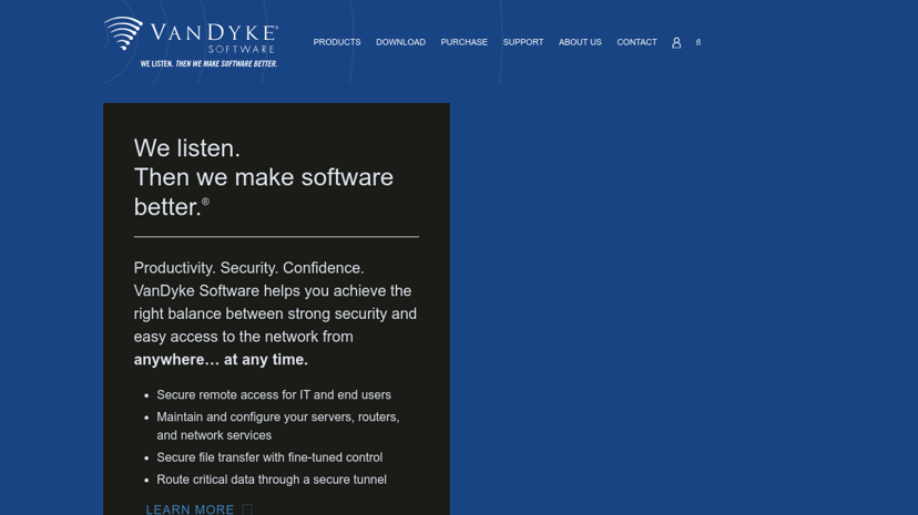 VanDyke Software preview