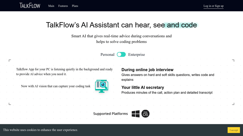 TalkFlow preview